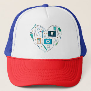 Casquette Outil dentaire amusant Coeur