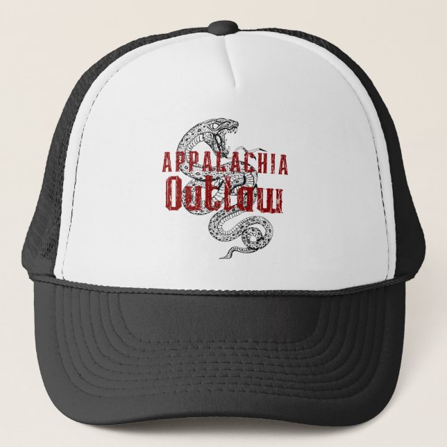 Casquette Outlaw de Redneck Appalachia (Devant)