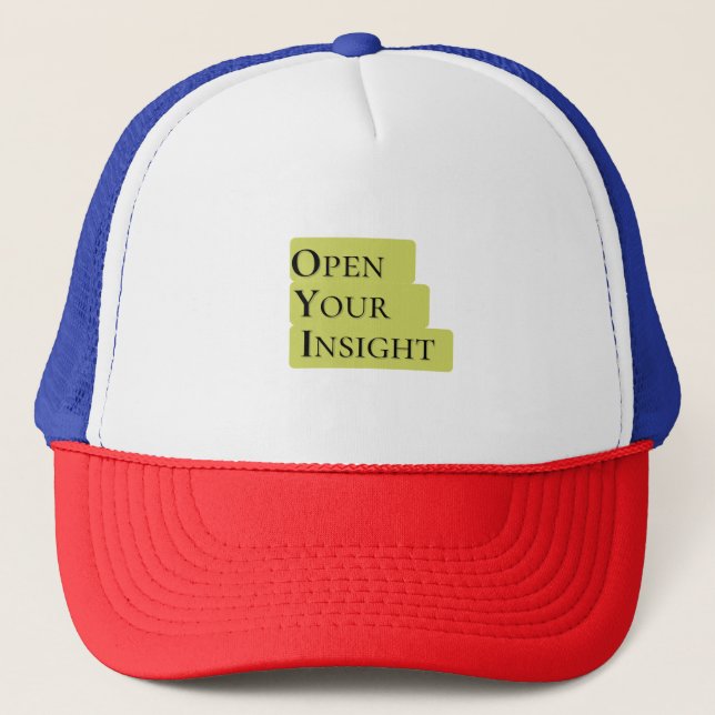 Casquette Ouvrez Votre Perspicacité (Devant)