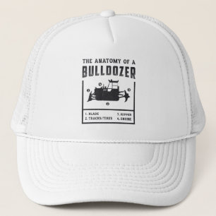 Casquette Ouvrier De Construction L'Anatomie D'Un Bulldozer
