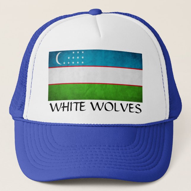 Casquette Ouzbékistan "Loups blancs" (Devant)