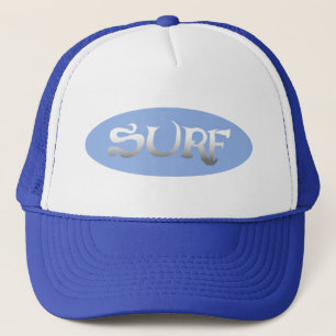 casquette ovale bleu surf