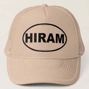 Casquette ovale de camionneur de HIRAM
