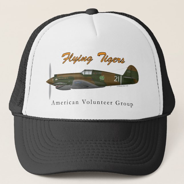 Casquette P-40B Flying Tigers (Devant)