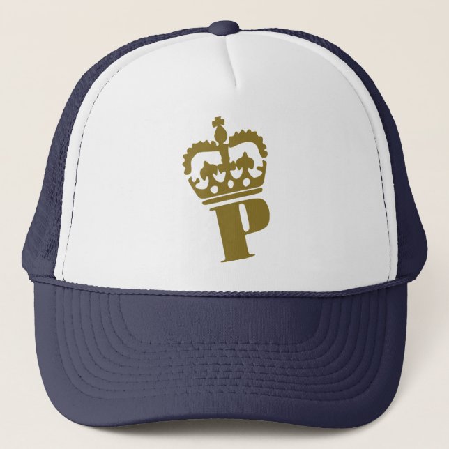 Casquette P - Lettre - nom (Devant)