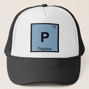Casquette P - Pégase Chimie Grecque Symbole du tableau pério