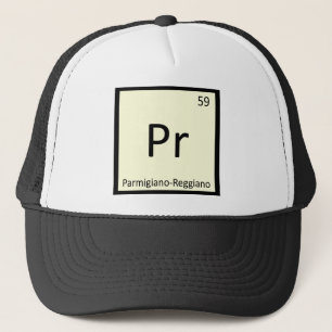 Casquette P.R. - Symbole de chimie de fromage de