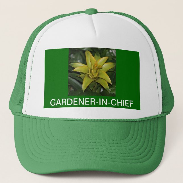 CASQUETTE PAC, GARDENER-IN-CHIEF, BROMELIAD VERT (Devant)