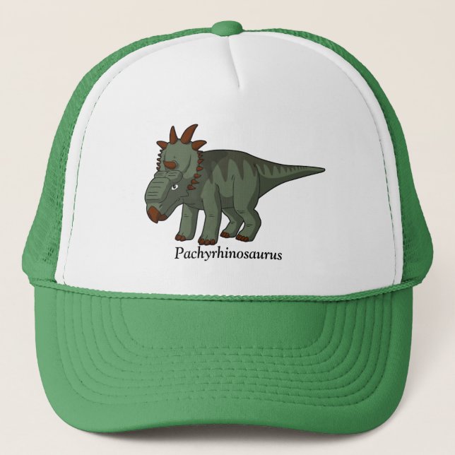 Casquette Pachyrhinosaurus Dinosaur imprimé (Devant)