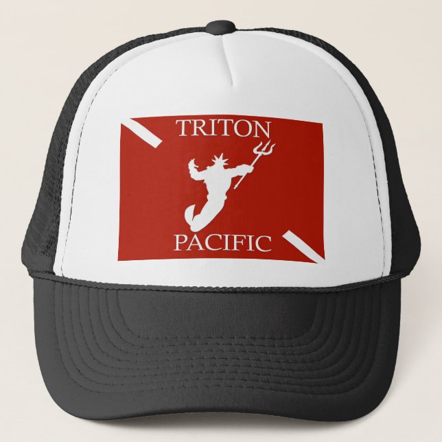 Casquette Pacifique de camionneur de logo de (Devant)