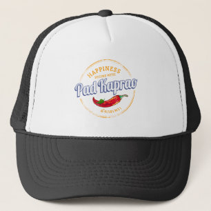 Casquette Pad Kaprao Chili Street Food Vintage Thaïlande