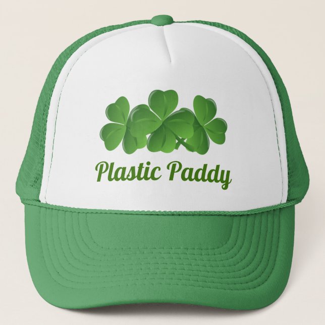 Casquette Paddy en plastique irlandais (Devant)