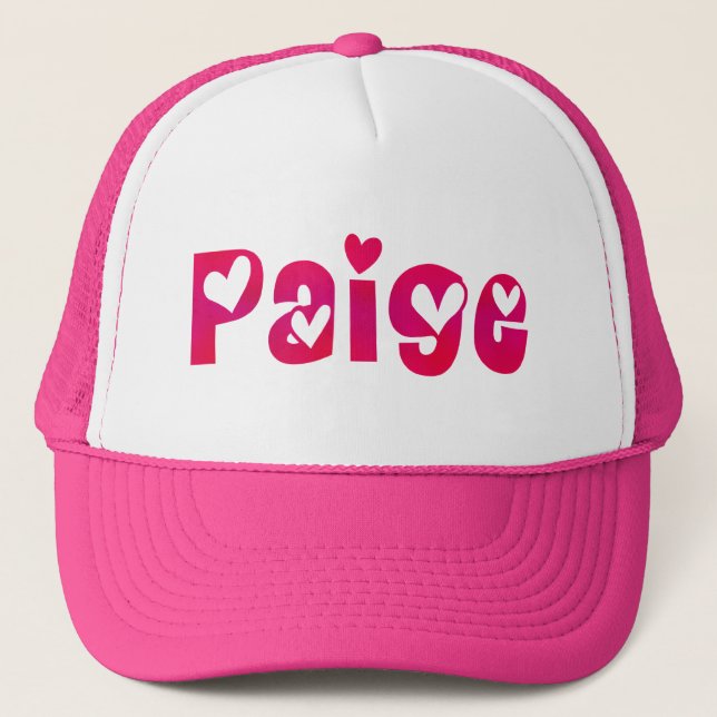 Casquette Paige dans les coeurs (Devant)