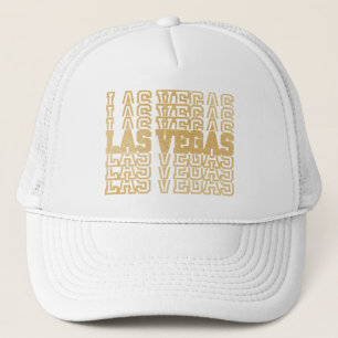 Casquette Paillettes dorées Las Vegas