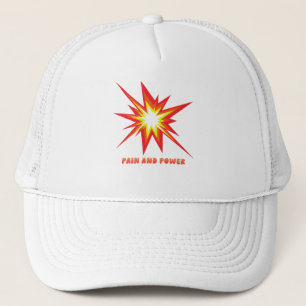 Casquette Pain and Power Explosion Streetwear Graphic Tee