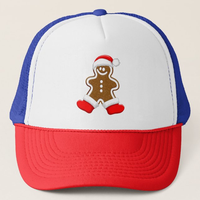 Casquette Pain d'épices homme Noël Père Noël (Devant)