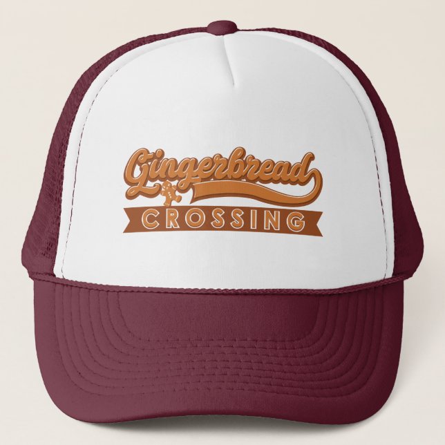 Casquette Pain d'épices traversant Noël (Devant)