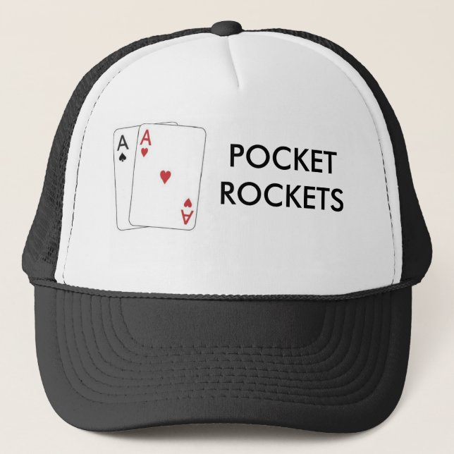 Casquette paires d'aces1, POCKETROCKETS (Devant)