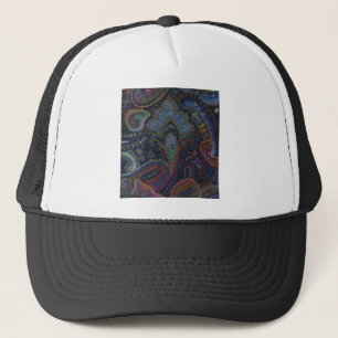 Casquette Paisley Blue