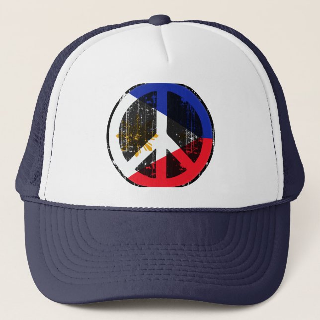 Casquette Paix à Philippines (Devant)