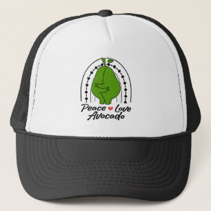 Casquette Paix Amour Avocat Drôle Rétro Amoureux d'Avocat