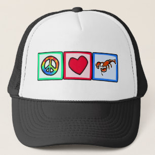 Casquette Paix, amour, homards