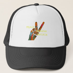 Casquette Paix dehors : panneau Vibes de Hakuna Matata