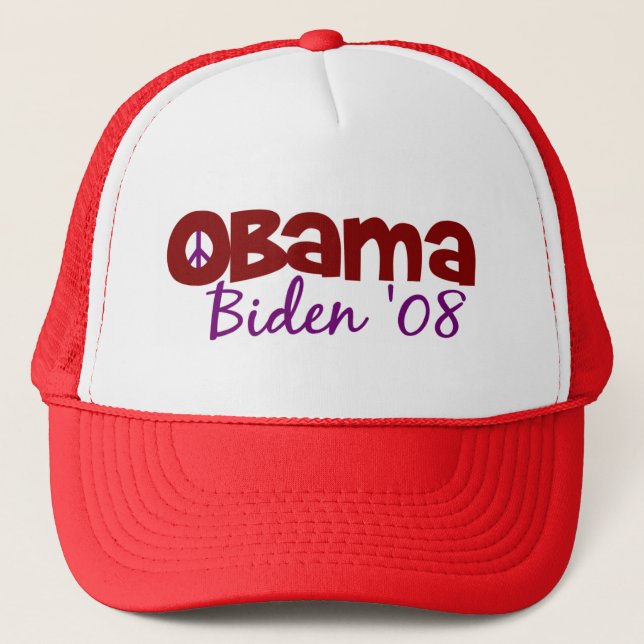 Casquette Paix d'Obama Biden (Devant)
