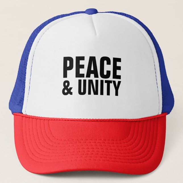 Casquette Paix et unité (Devant)