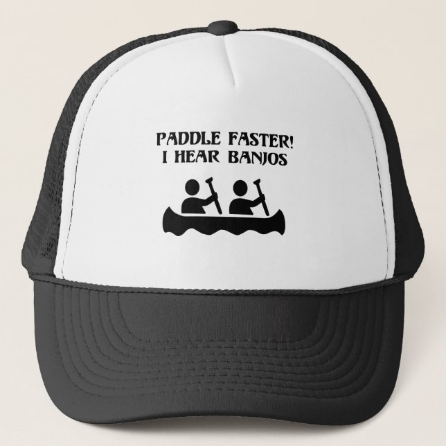 CASQUETTE PALETTE PLUS RAPIDEMENT, J'ENTENDS DES BANJOS (Devant)