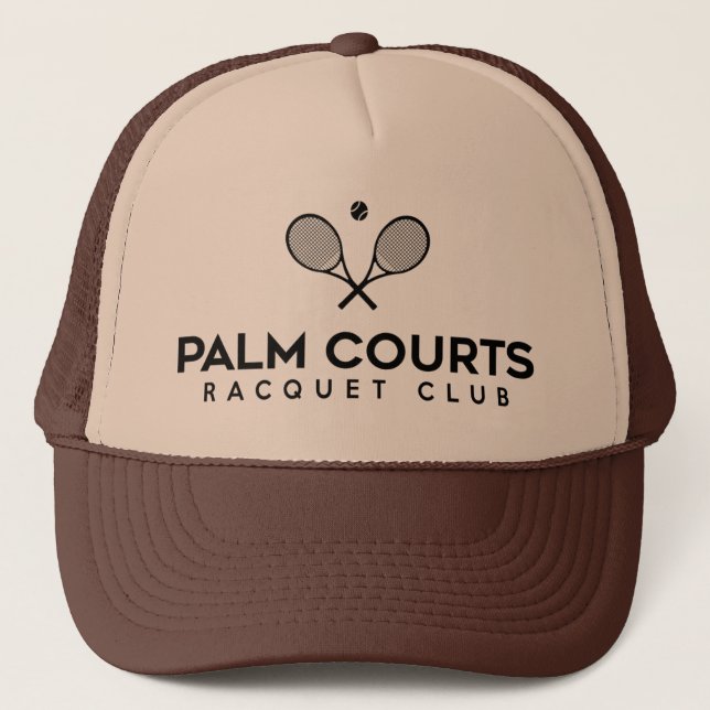 Casquette Palm Courts Racquet Club Trucker Chapeau (Devant)