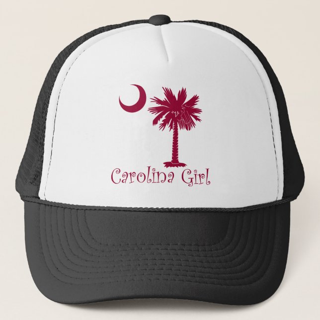 Casquette Palmetto de fille de la Caroline de grenat (Devant)