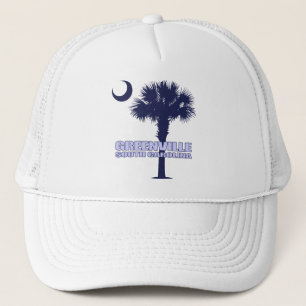 Casquette Palmetto de Sc et croissant (Greenville)