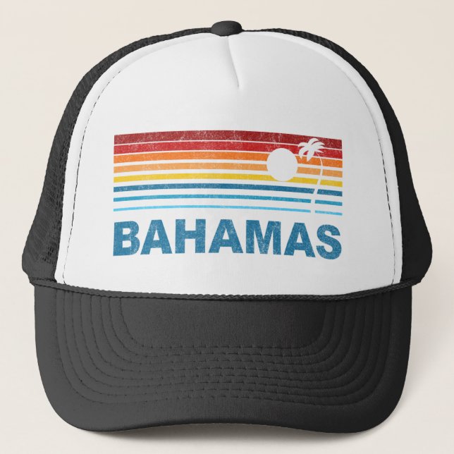 Casquette Palmier Bahamas (Devant)