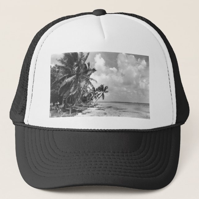 Casquette Palmiers Vintage Cool (Devant)