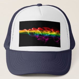Casquette Panache de SlipperyJoe d'énergie arc-en-ciel captu
