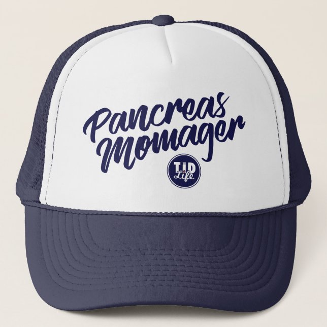 Casquette Pancréas Momager [marine] (Devant)