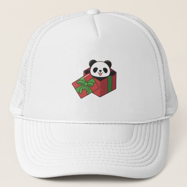 Casquette Panda à l'anniversaire en cadeau (Devant)
