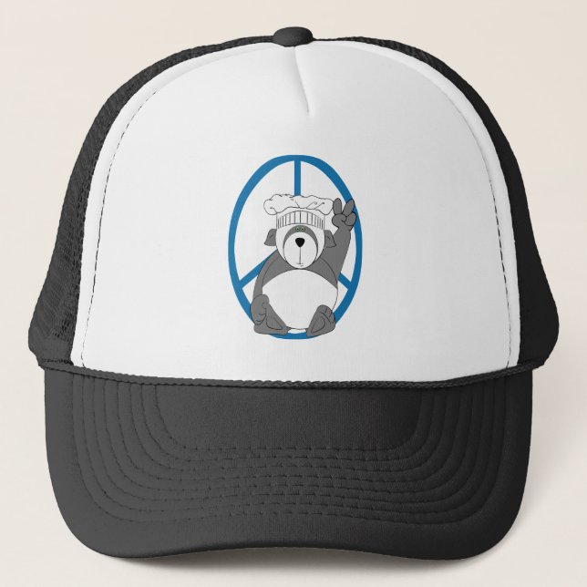 Casquette Panda Bear Chef Peace (Devant)