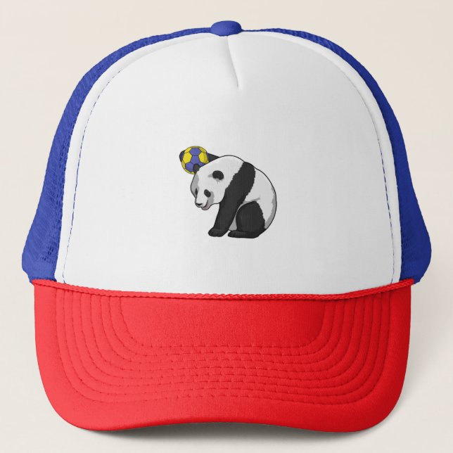 Casquette Panda dans les sports de handball (Devant)