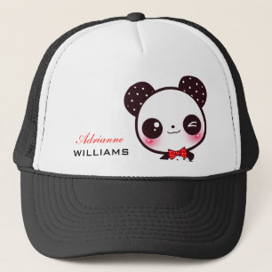 Casquette Panda de Kawaii - personnalisé