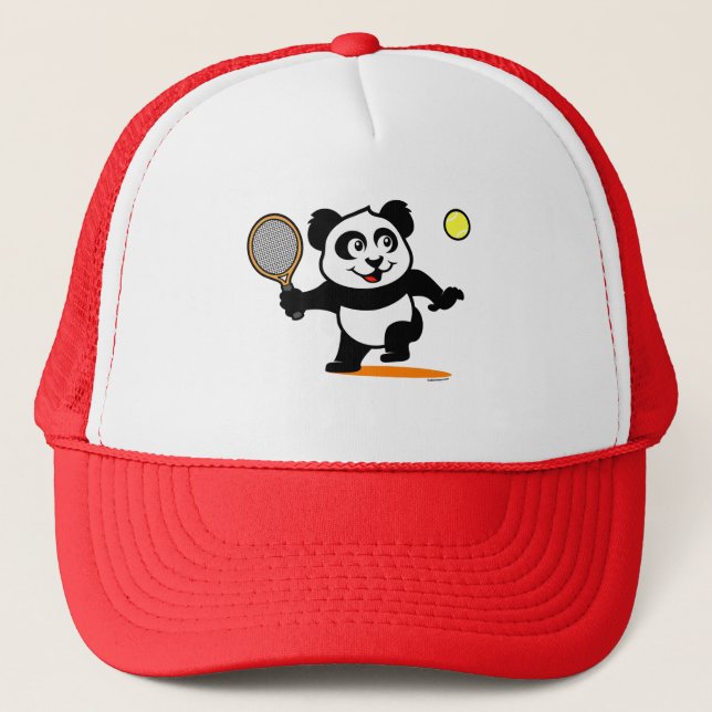 Casquette Panda de tennis (Devant)