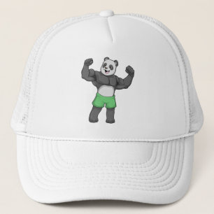 Casquette Panda en Bodybuilder au Bodybuilding
