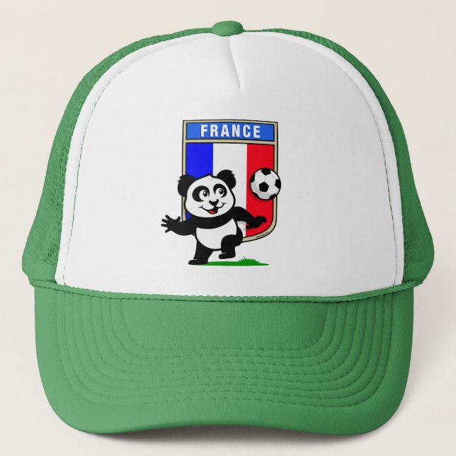 Casquette Panda France de football (Devant)