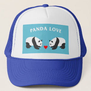 Casquette Panda Love (Bleu)