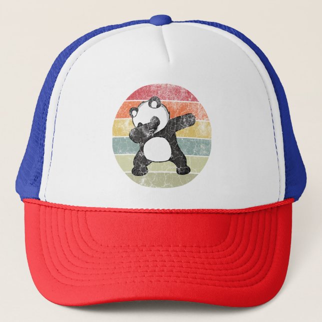 Casquette Panda qui fait le dab, Danse Dab Panda Drôle (Devant)