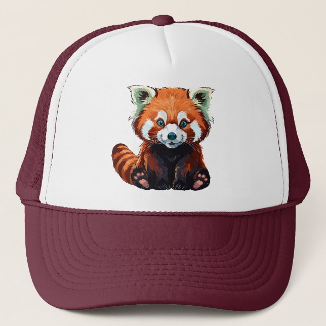 Casquette Panda roux (Devant)