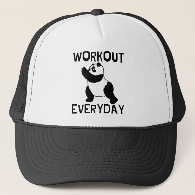 Casquette Panda Workout Gym (Devant)