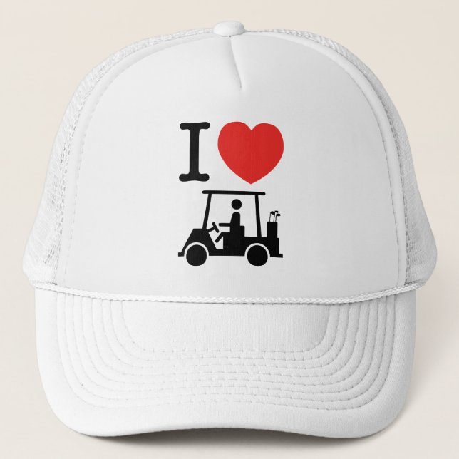 Casquette Panier de golf I Heart (Love) (Devant)