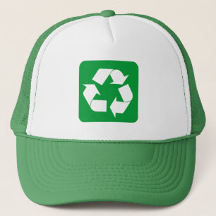 Casquette Panneau de recyclage - Vert herbe